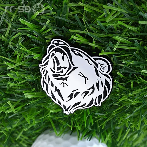 Custom Roaring Bear Golf Ball Markers Custom Roaring Bear Golf Ball Markers