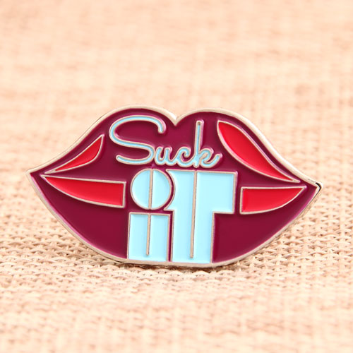 Custom Suck It Lapel Pins