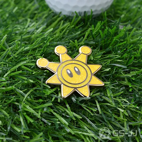 Custom Sun Crown Golf Ball Markers Custom Sun Crown Golf Ball Markers