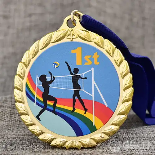 Custom Tennis Printed Medals Custom Tennis Printed Medals