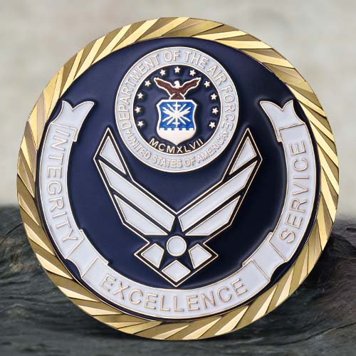 Customizable Air Force Challenge Coins