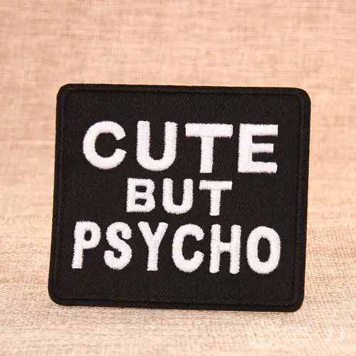 Psycho Custom Embroidered Patches Psycho Custom Embroidered Patches