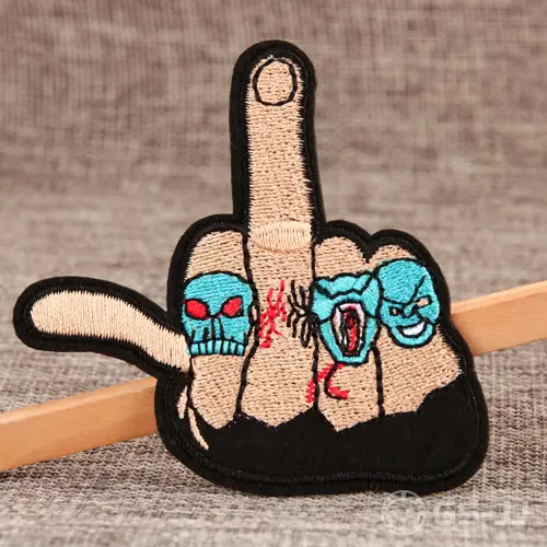 Gesture Custom Embroidered Patches Gesture Custom Embroidered Patches