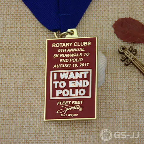 9th Annual Rotary Clubs Custom medals 9th Annual Rotary Clubs Custom medals