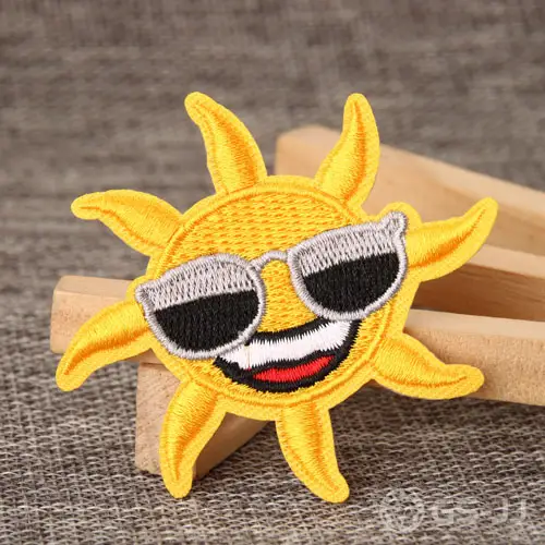 Sun Embroidered Patches Sun Embroidered Patches
