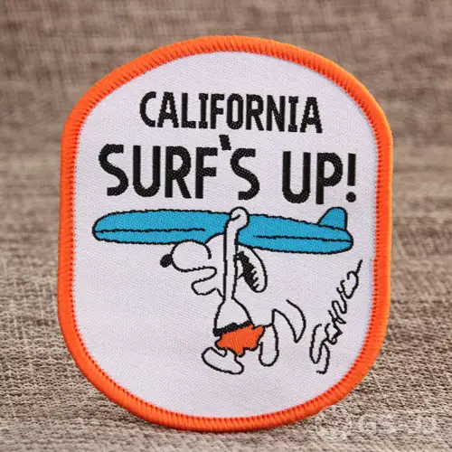 Snoopy Surf Woven Patches Snoopy Surf Woven Patches