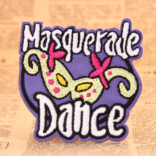 Masquerade Dance Embroidered Patches