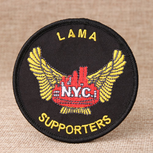 Lama Custom Iron On Patches 