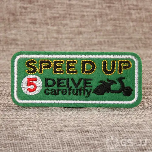 Speed Up Embroidered Patches Speed Up Embroidered Patches