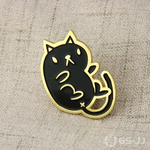 Black Cat Lapel Pins Black Cat Lapel Pins
