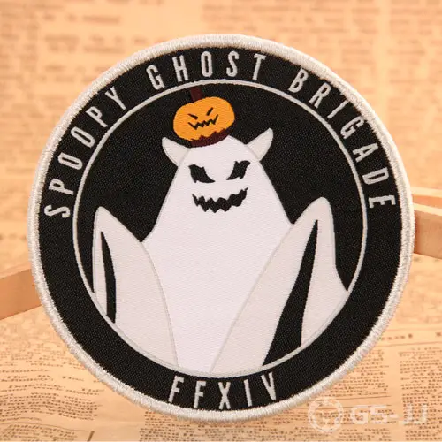 Spoopy Ghost Brigade Custom Woven Patches Spoopy Ghost Brigade Custom Woven Patches