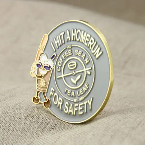 Coffee Bean Lapel Pins 