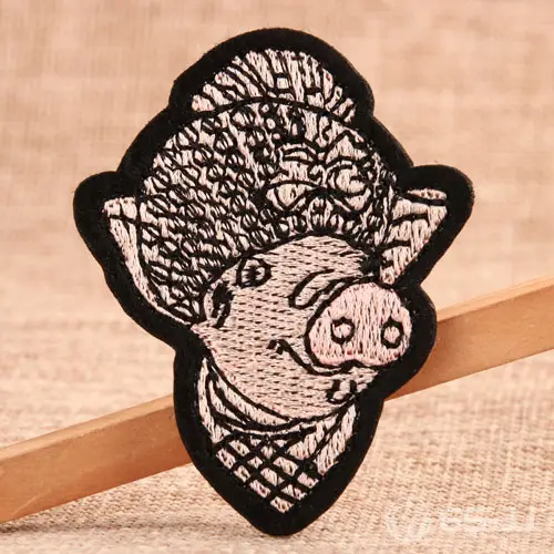 Gentleman Pig Personalized Patches Gentleman Pig Personalized Patches