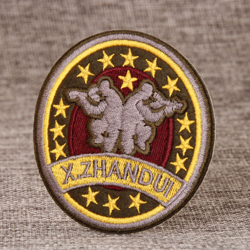 X ZhanDui Bestickte Aufnäher