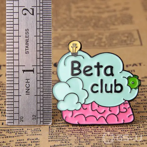 Custom Beta Club Pins Custom Beta Club Pins