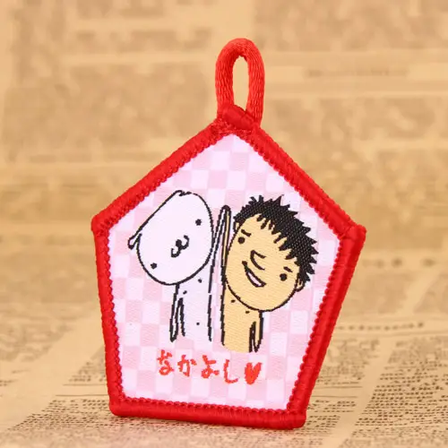 Cartoon-Stickerei-Aufnäher