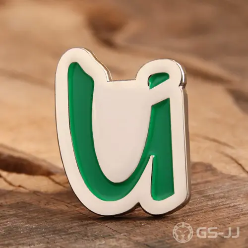 Letter U Custom Enamel Pins Letter U Custom Enamel Pins