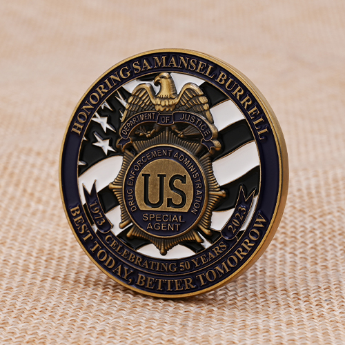 DEA Law Enforcement Challenge Coins