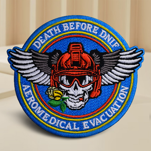 Death Before Dnif Embroidered Patches