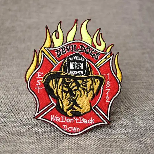 Devil Dogs Cheap Embroidered Patches