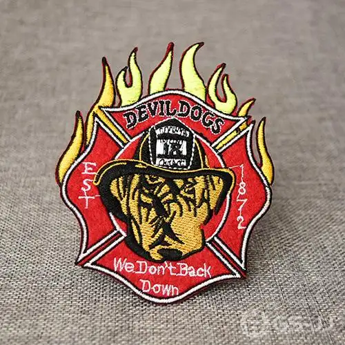 Devil Dogs Cheap Embroidered Patches Devil Dogs Cheap Embroidered Patches