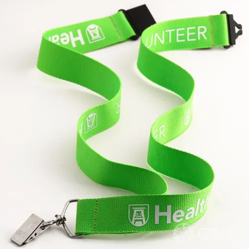 Volunteer Green Polyester Lanyards Volunteer Green Polyester Lanyards