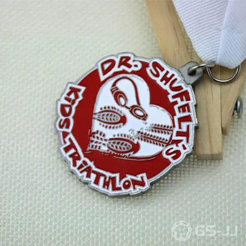 Kids Triathlon Custom soft enamel medals Kids Triathlon Custom soft enamel medals
