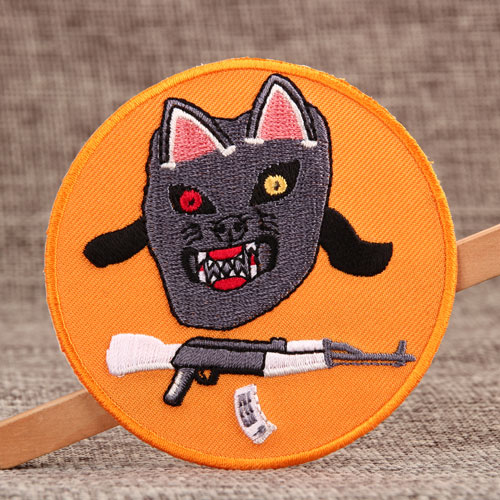 Ghost Face Custom Embroidered Patches