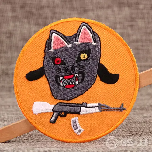 Ghost Face Custom Embroidered Patches Ghost Face Custom Embroidered Patches