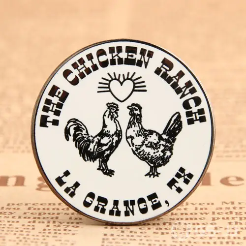 Double Chicken Enamel Pins Double Chicken Enamel Pins