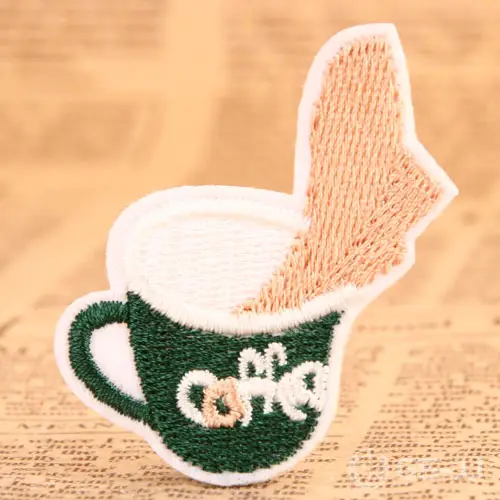 Coffee Custom Embroidered Patches Coffee Custom Embroidered Patches
