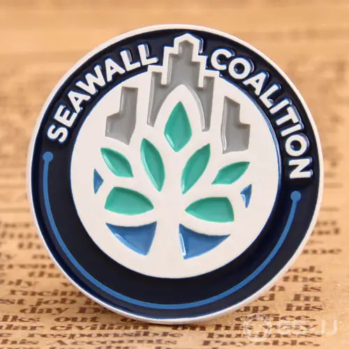 Seawall Coalition Custom Pins Seawall Coalition Custom Pins