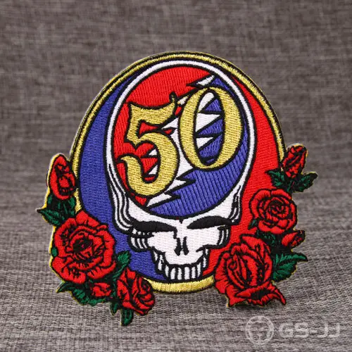 Rose Custom Embroidered Patches Rose Custom Embroidered Patches