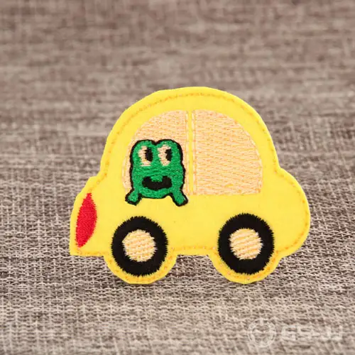 Yellow Bus Embroidered Patches Yellow Bus Embroidered Patches