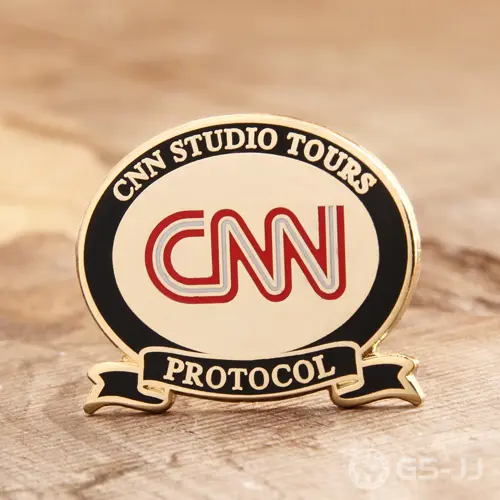 CNN custom enamel pins CNN custom enamel pins