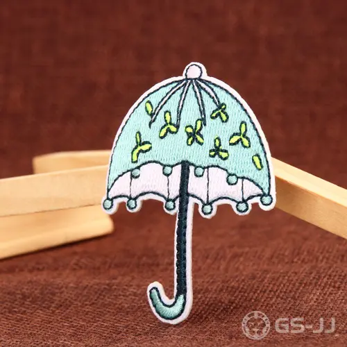 Umbrella Embroidered Patches Umbrella Embroidered Patches