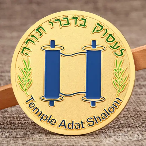 Temple Adat Shalom Challenge Coins Temple Adat Shalom Challenge Coins