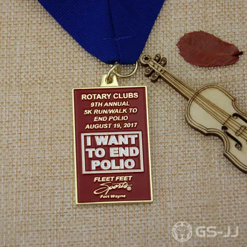 9th Annual Rotary Clubs Custom medals 9th Annual Rotary Clubs Custom medals