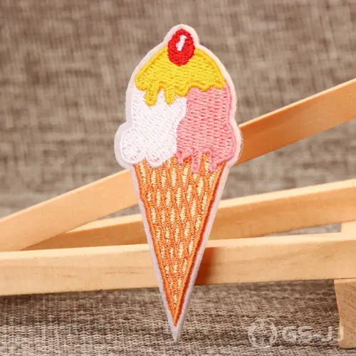 Ice Cream Custom Embroidered Patches Ice Cream Custom Embroidered Patches