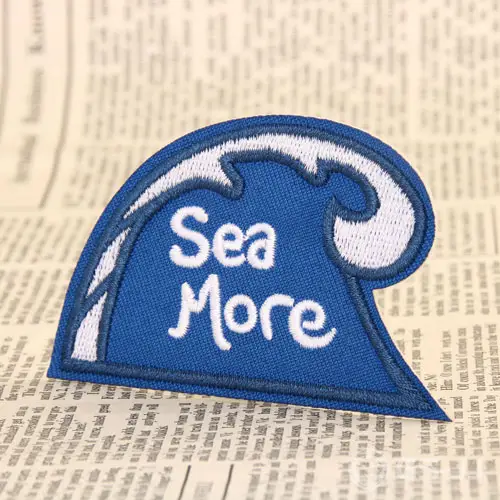 Sea More Embroidered Patches Sea More Embroidered Patches