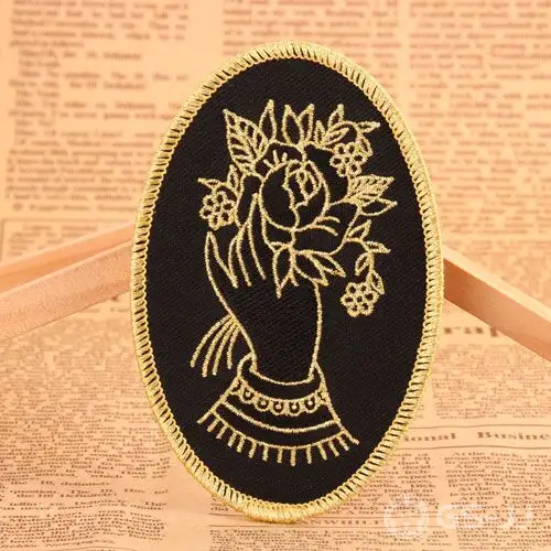 Golden Flower Custom Patches Golden Flower Custom Patches
