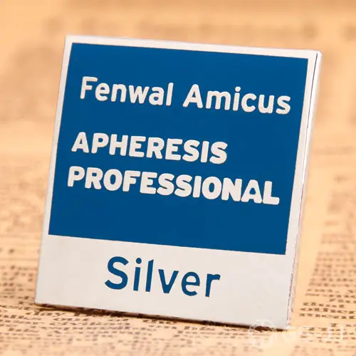 Silver Level Custom Lapel Pins Silver Level Custom Lapel Pins