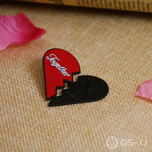 Lapel Pin for Broken Heart Lapel Pin for Broken Heart