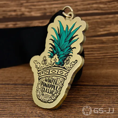 Winter Pineapple Classic Custom Medals Winter Pineapple Classic Custom Medals