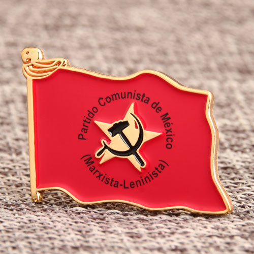 Party Flag Custom Pins