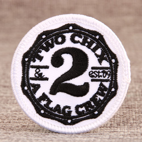 2 Custom Embroidered Iron On Patches
