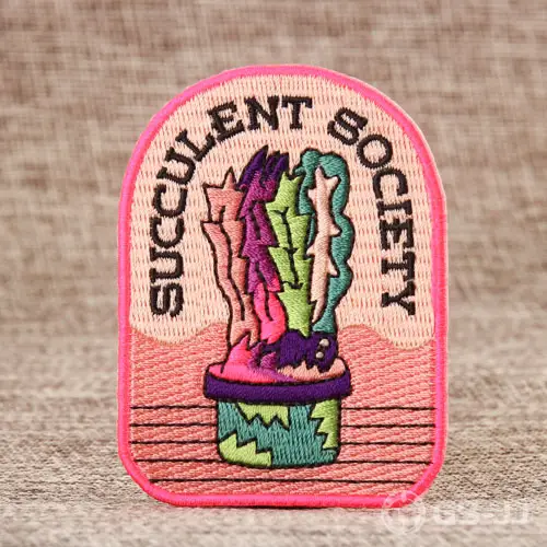 Succulent Society Embroidered Patches Succulent Society Embroidered Patches