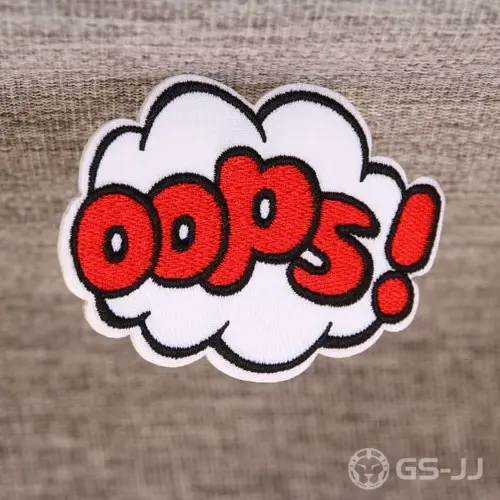 OOPS Custom Embroidered Patches OOPS Custom Embroidered Patches