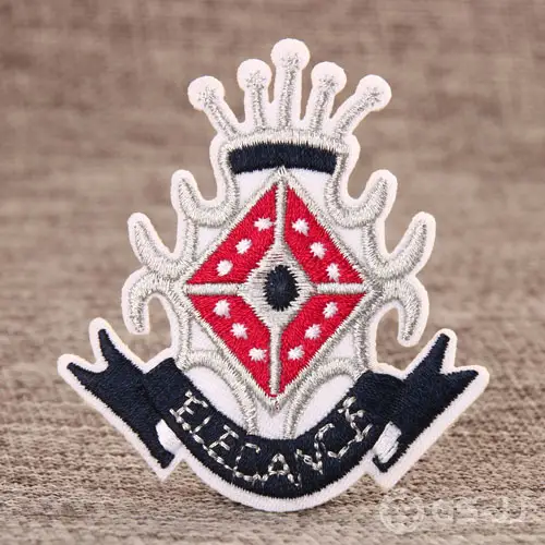 Elegant Crown Embroidered Patches Elegant Crown Embroidered Patches