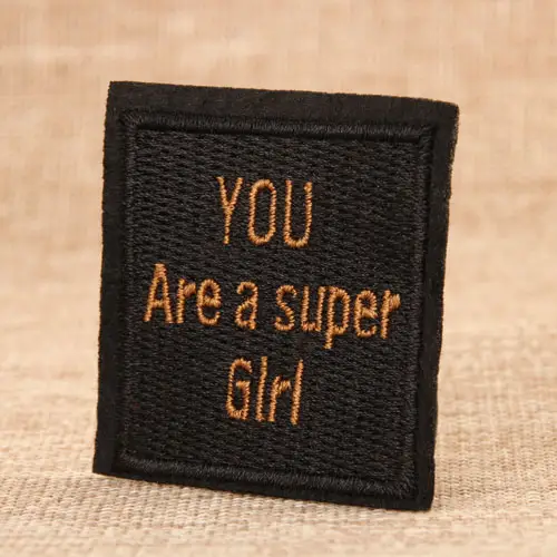 Super Girl Custom Patches